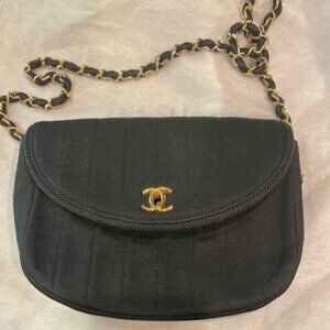 Vintage Chanel Mini Flap Bag With Chain Strap